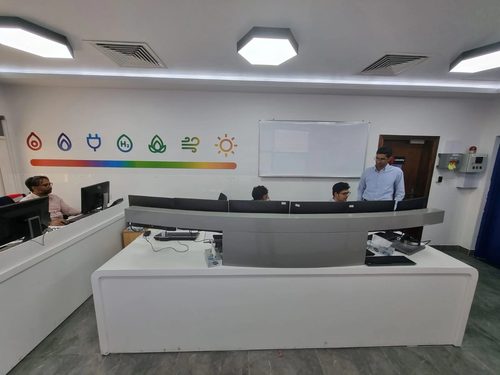 Korean Marble Desk_Lube Control Room TLBU-Jebel Ali